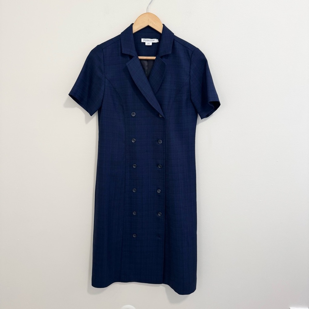 Pendleton Virgin Wool Button Down Dress - image 1